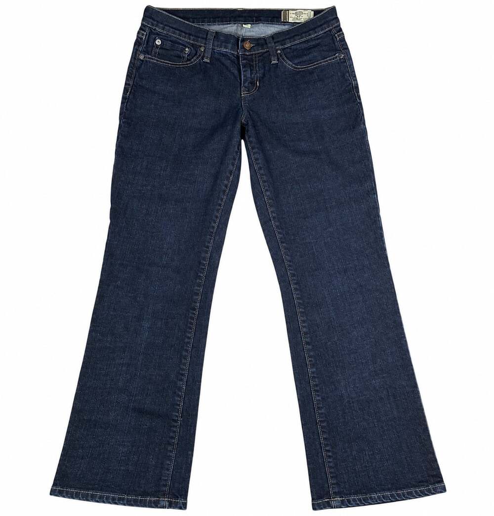 Hollister Bootcut Jeans Size 8 Dark Wash Denim Straight Leg